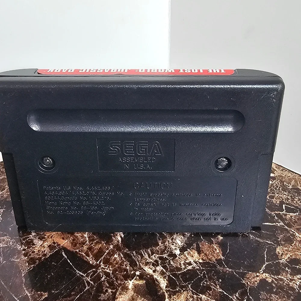 The Lost World Jurassic Park Sega Genesis Game Cartridge 1846 Authentic 16-Bit